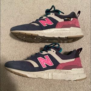 Women’s New Balance 997H Navy Pink Cordura